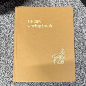 Vintage Singer Sewing Book - Classic Tan Cover Excellent Condition